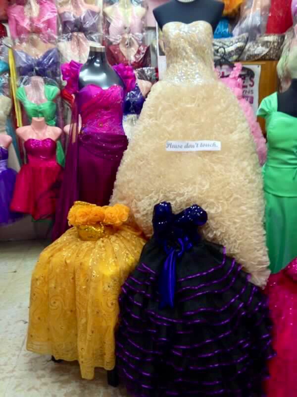 Gowns for sale in baclaran shop